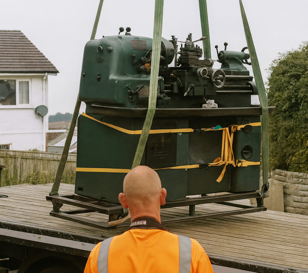 Secure international shipping of heavy machinery handled by Pack & Send Hove