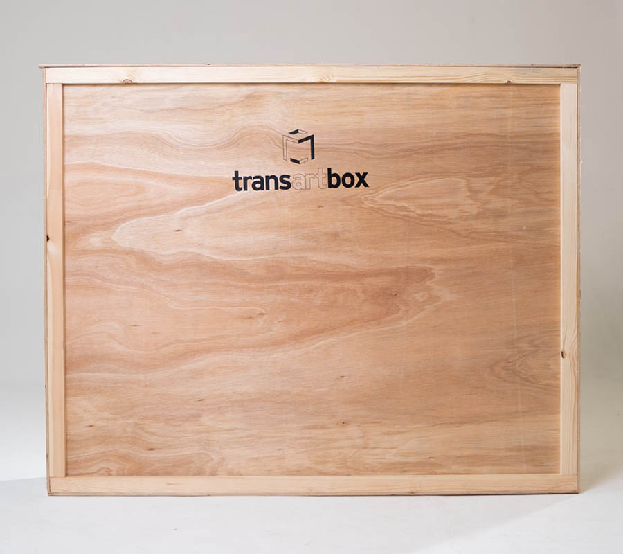 Custom crate for large painting